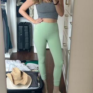 Lululemon Mint Green High-Waisted Leggings